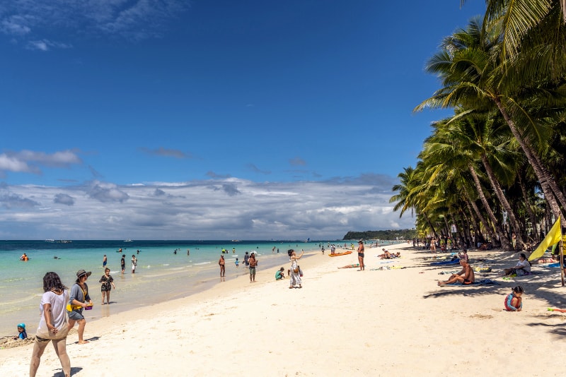 White Beach, Boracay Philippines travel route 3 weeks