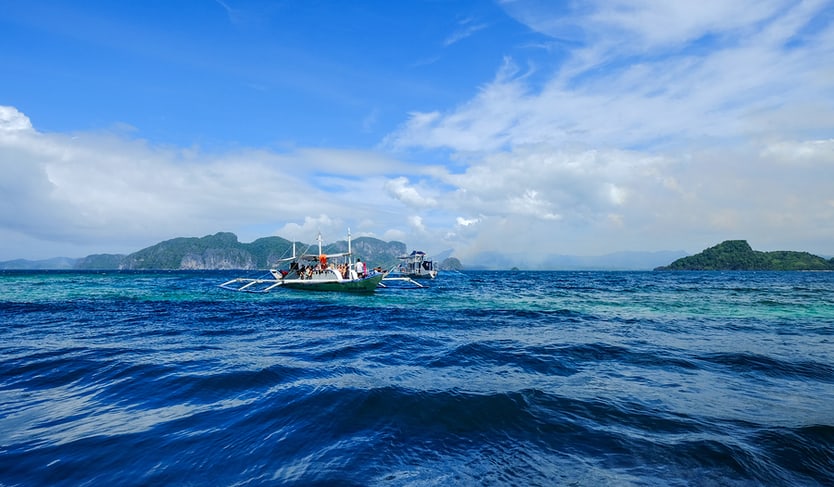 Seascape Of Coron Island, Palawan