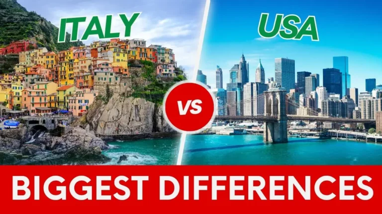 biggest differences between USA and Italy