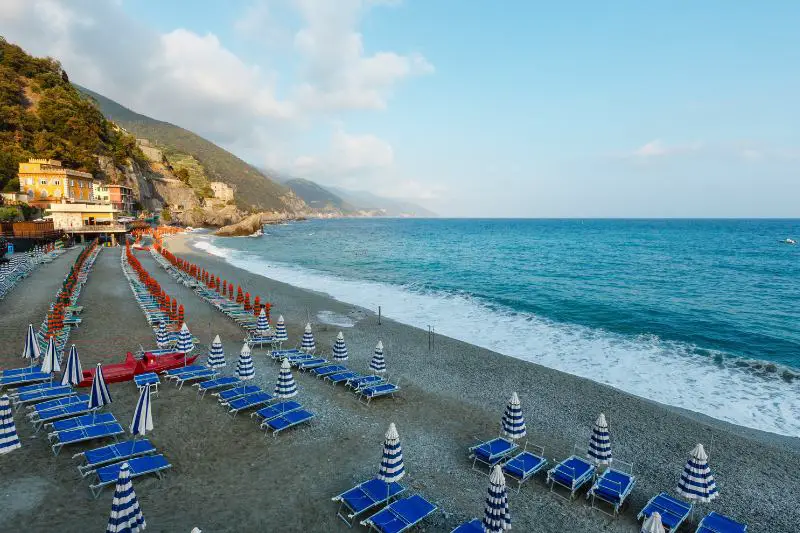 Beach in Monterosso 