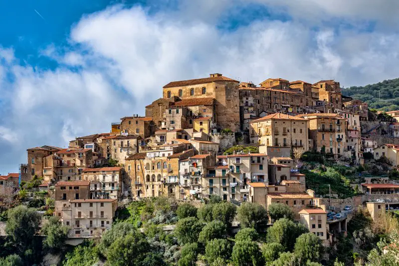 Pisciotta village, from Cilento Coast