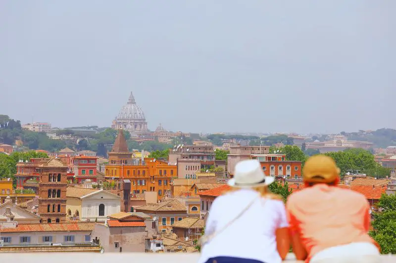 View from Giardino degli Aranci (Orange Garden) Rome