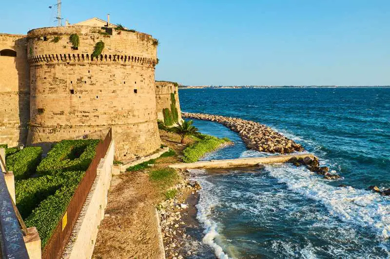 Castello Aragonese Castle of Taranto in Apulia, Italy