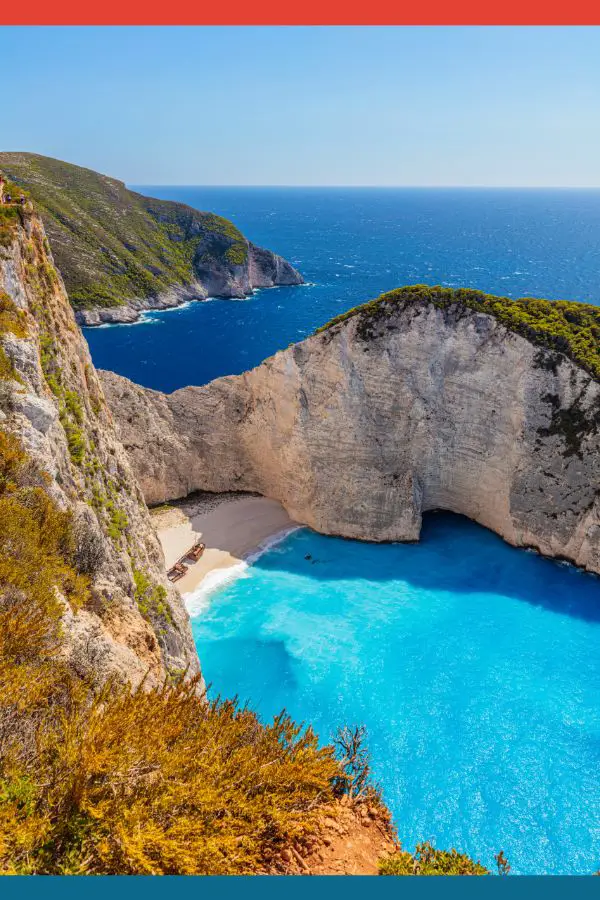 Shipwreck beach Zakynthos