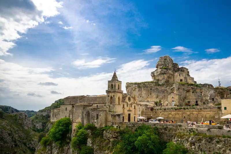 Church San Pietro Caveoso in Sassi Di Matera, Italy