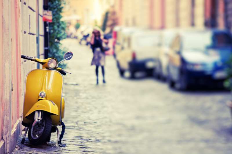 Vespa in Rome