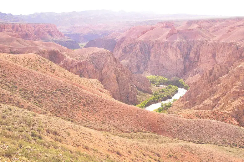 Charyn River In The Canyon, Kazakhstan