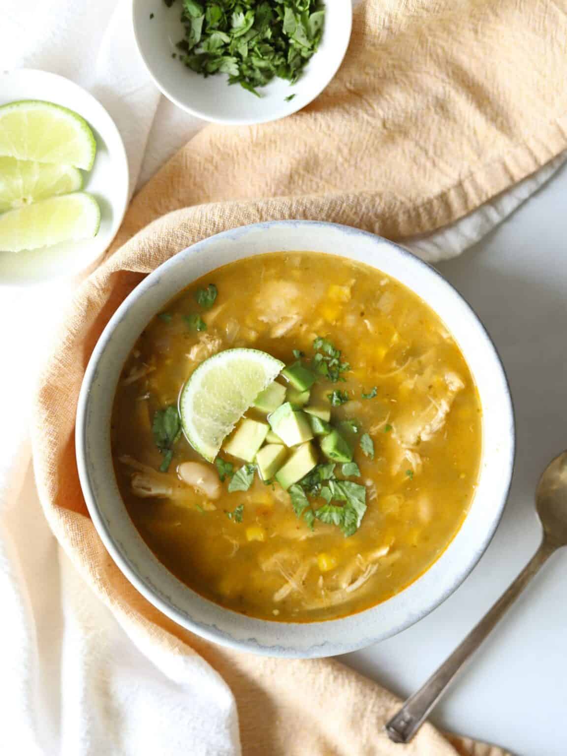 Green Chili Chicken Soup 