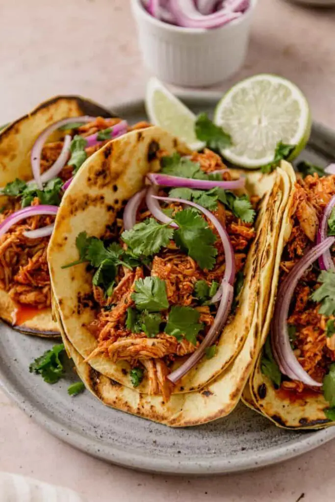 Mexican Chicken Tinga Tacos