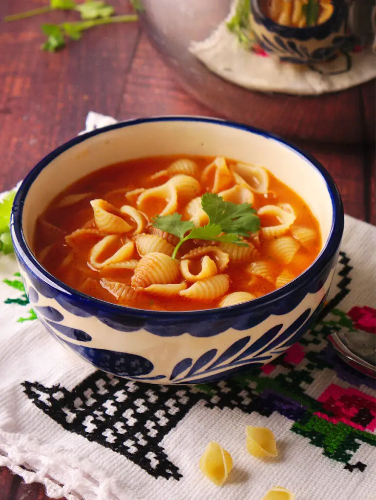 Sopa de Conchas (Mexican Shell Soup)