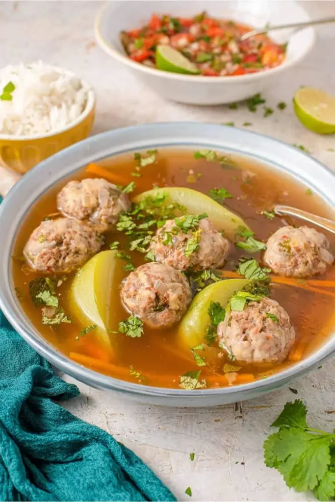 Sopa de Albondigas (Meatball Soup)