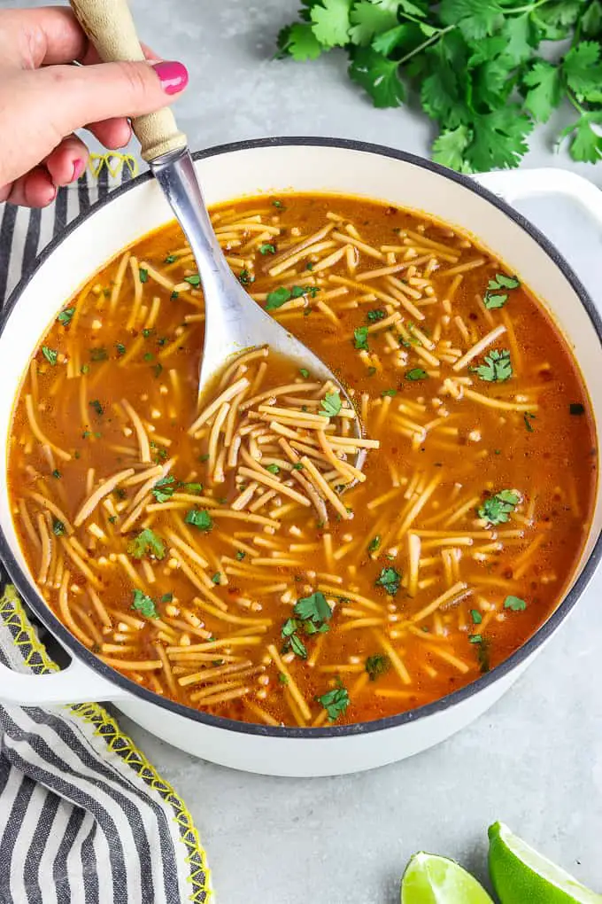 Sopa de Fideo (Mexican Noodle Soup)