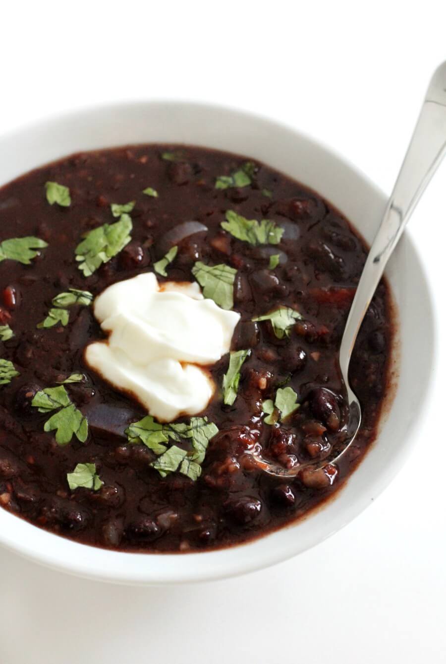 Spicy Chipotle Black Bean Soup