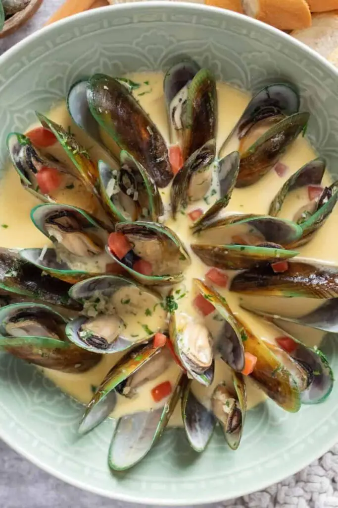 Mussels In White Wine Cream Sauce