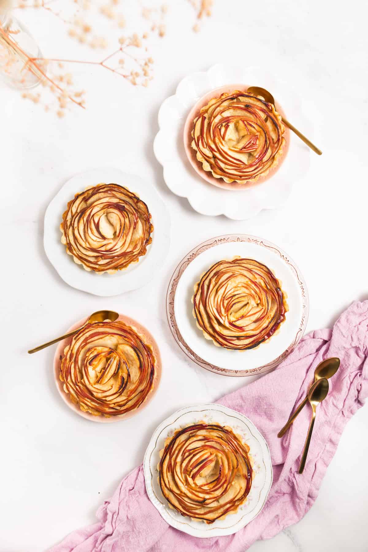 Mini French Apple Rose Tarts