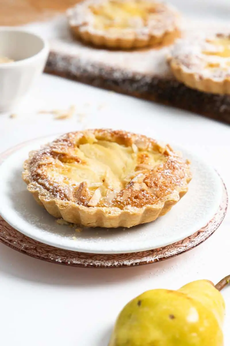 Mini Pear Tart Almondine