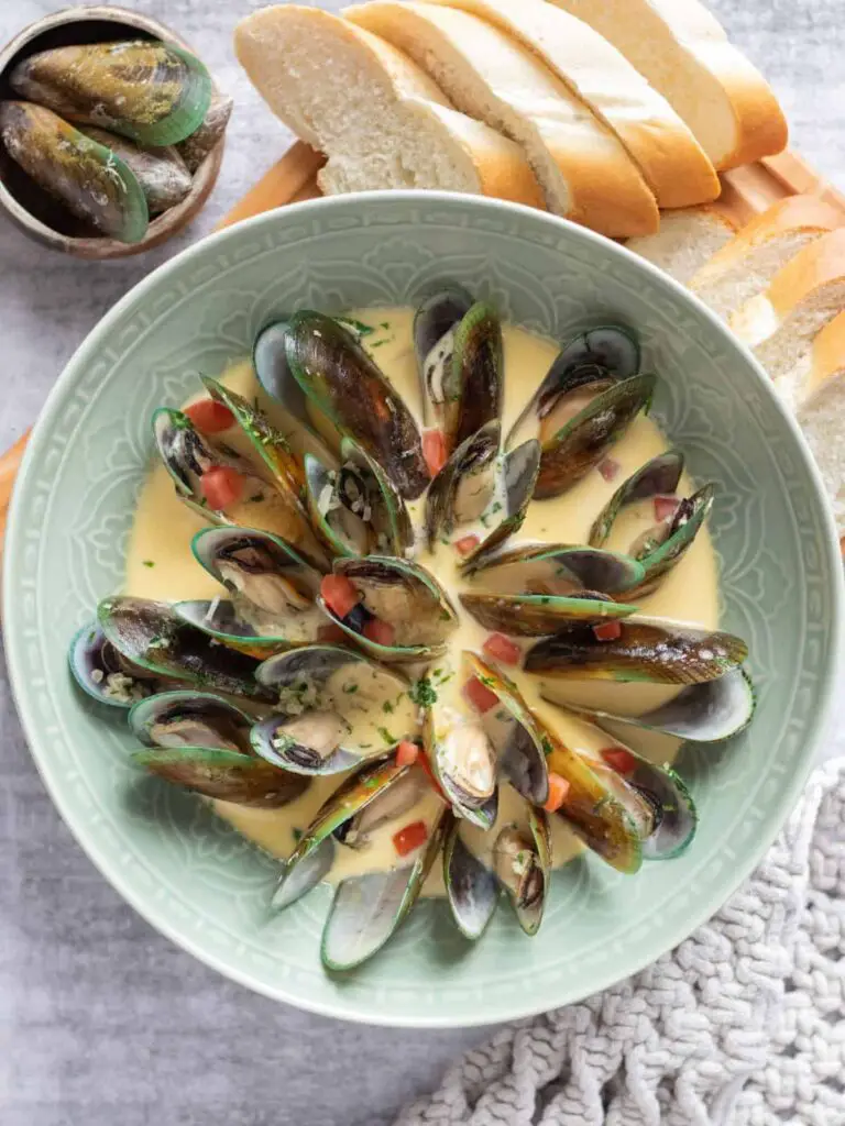 Mussels In White Wine Cream Sauce