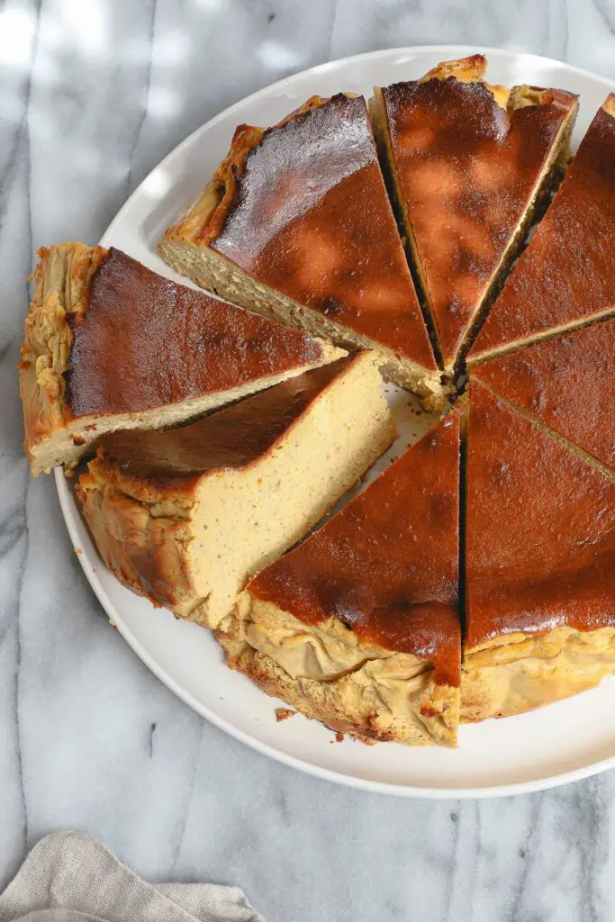 Pumpkin Basque Cheesecake