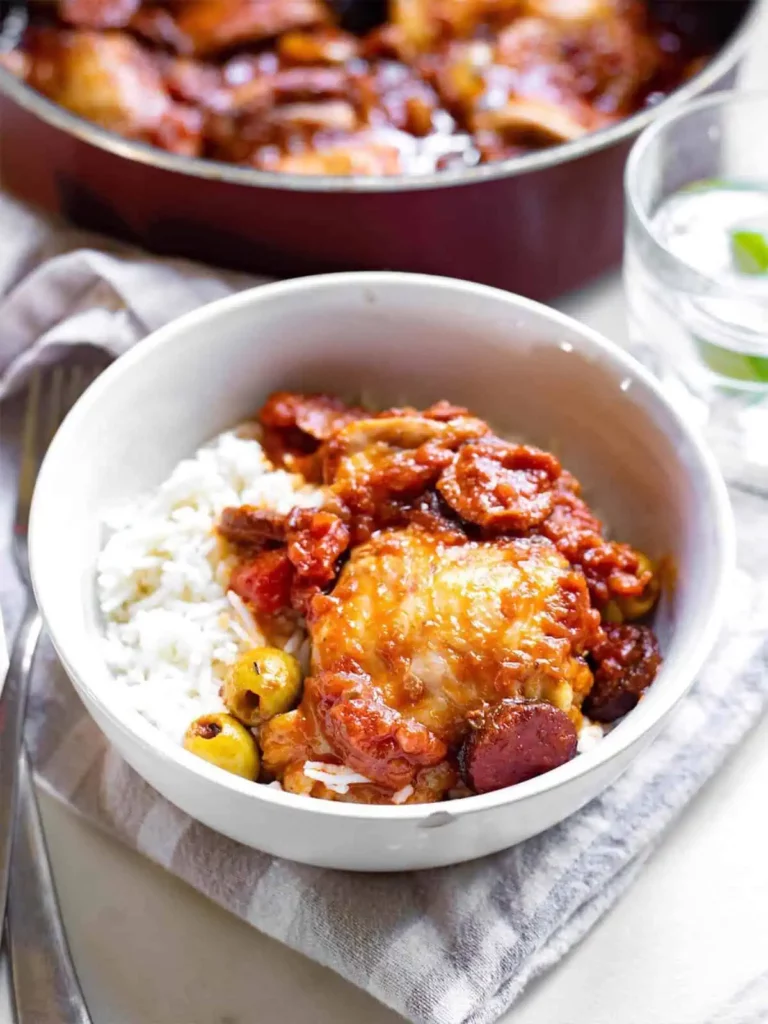 Spanish Chicken Stew with Chorizo