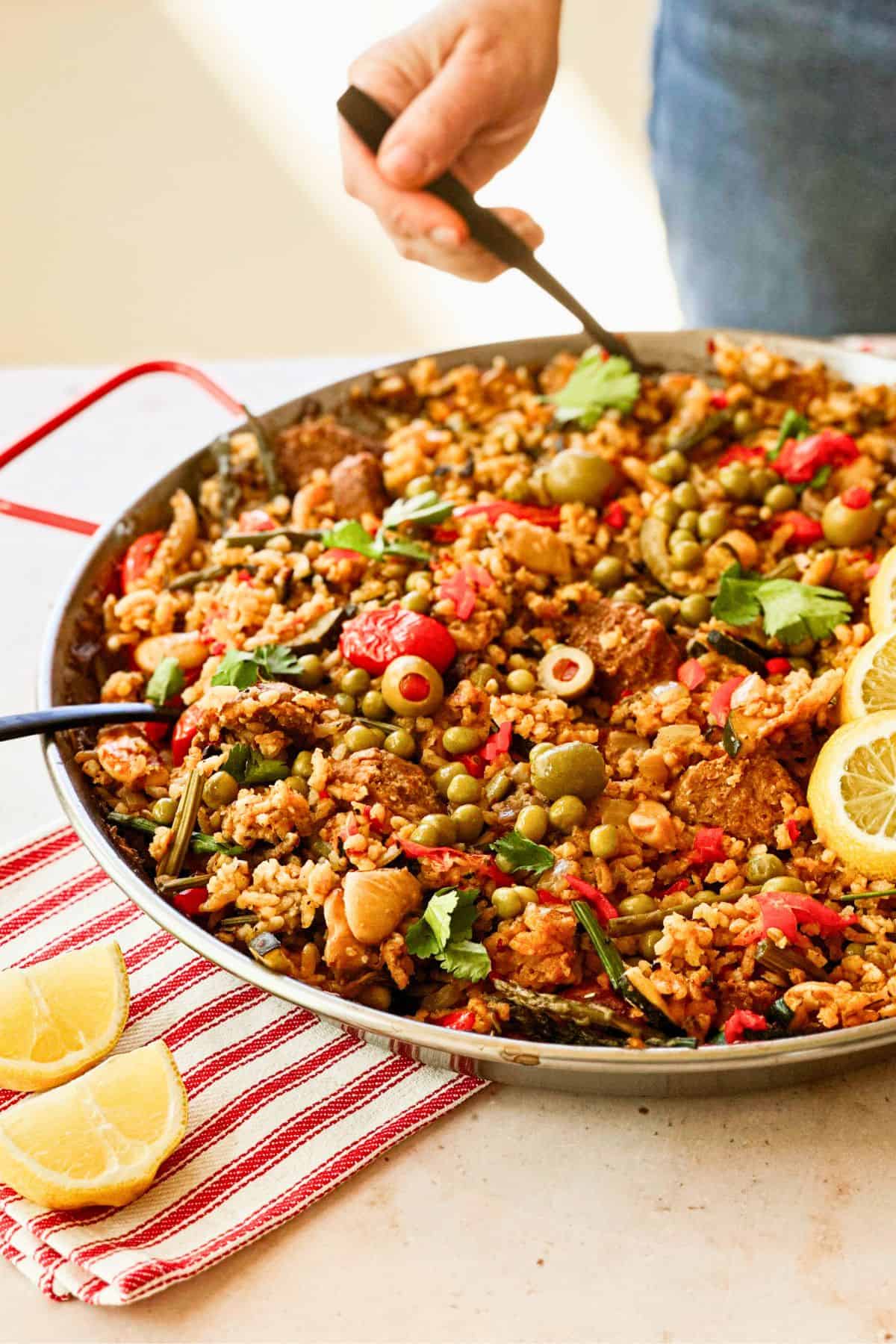 Vegan Spanish Paella