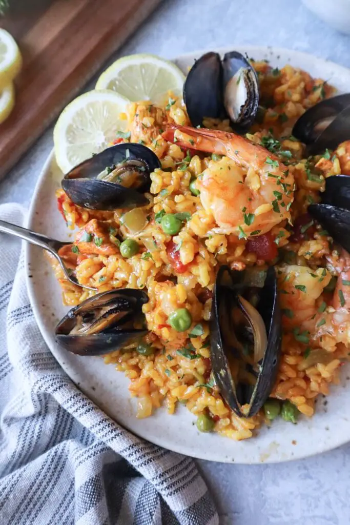 gluten free seafood paella