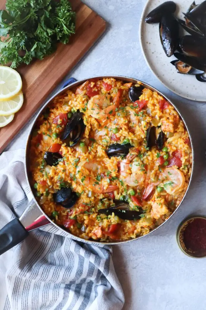 gluten free seafood paella