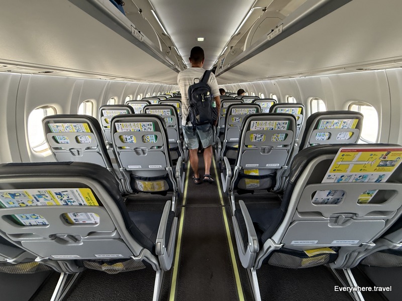 Inside the Cebgo flight from El Nido to Coron