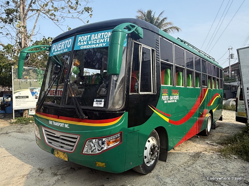 Bus between Puerto Princesa and Port Barton