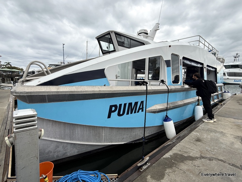 Our ferry to Mana Island from Port Denarau at 8:30am