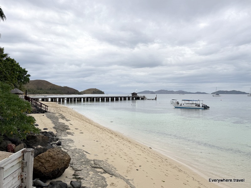 Mana Island Resort jetty