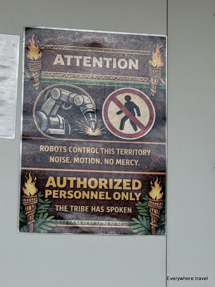 Survivor signs at Mana Island