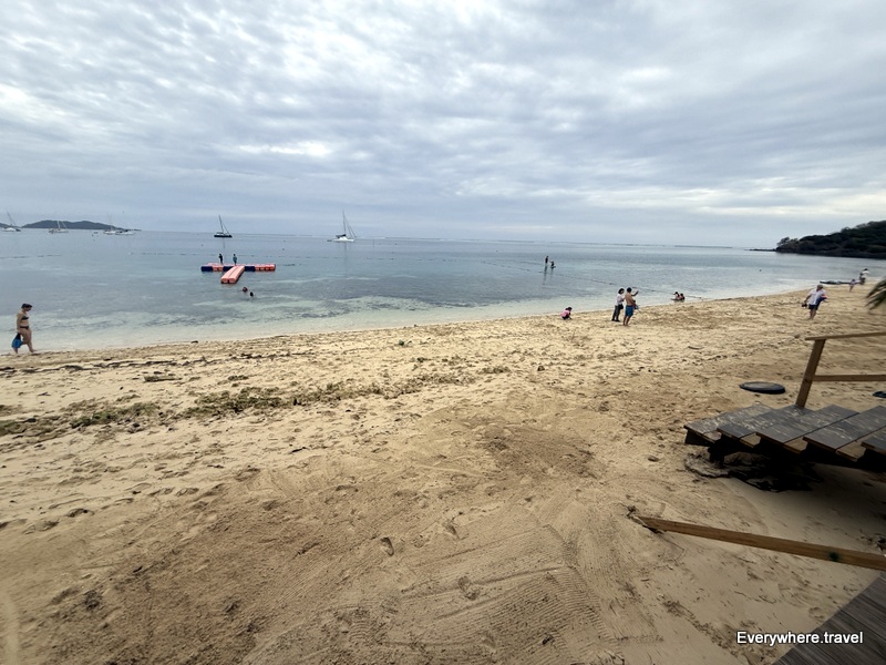 Mana Island Swimming area at South Beach